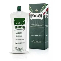 PRORASO Rasiercreme Profesional Crema De Afeitado Eucalipto-Mentol 500ml