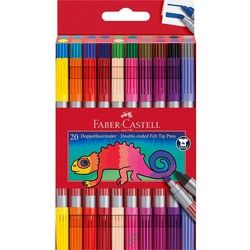 Faber-Castell Kugelschreiber FABER-CASTELL Doppelfasermaler, 20er Etui