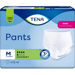 TENA PANTS DISCREET MEDIUM 12 St