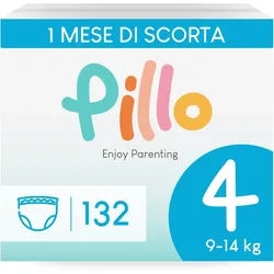 Pillo Pants Gr√∂ße 4 Maxi 9-14 Kg 132 St weiss