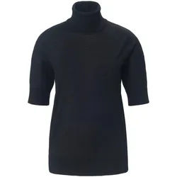 Le pull à col roulé en 100% laine vierge Peter Hahn noir