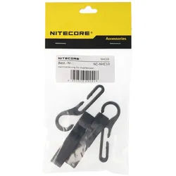 Nitecore Helmhalterung NHC10 4 Stück schwarz Best.-Nr. NC-NHC10 Helmhalterung für Kopflampen
