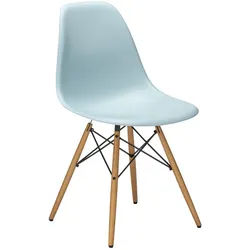 Vitra Stuhl Eames Plastic Side Chair DSW RE grau, Designer Charles & Ray Eames, 46.5x83x55 cm