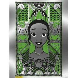 Pyramid, Bilder, Disney posters Metallic Print Tiana 30 x 40 cm (3) (30 x 40 cm)