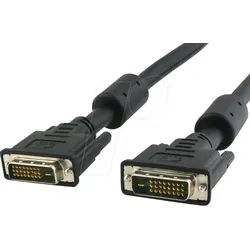 ICOC-DVI-8130F - DVI Monitor Kabel DVI 24+1 Stecker, Dual Link, Ferrit, 3,0 m
