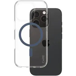 CARE by PanzerGlass® Flagship Case Transparent Urban Combat Blau MagSafe für iPhone 16 Pro