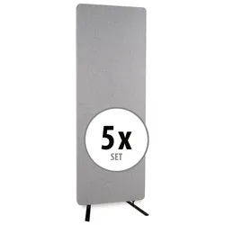 Pronomic DiviRoom-162 GY Raumtrenner 5x Set