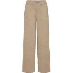 Stoffhose FRANSA "Hose FRBLAZER", Damen, Gr. 44, N-Gr, blau (brindle), Obermaterial: 74% Polyester PES. 22% Viskose CV. 4% Elasthan EL., Hosen Stoffhose