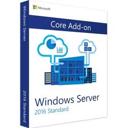 Windows Server 2016 Standard 2 Core Add-on-Erweiterungslizenz | Sofortversand