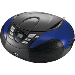 Lenco CD-Radiorecorder »SCD-37 Portables Radio mit CD Player/USB«, Radio, 91594561-0 blau