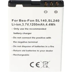 Akku passend für den Handy Akku Bea-Fon SL140, SL240 Akku BS-03, EP-600, RCB01P04, SL140/SL240