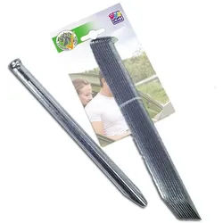 Happy People Zelthering Happy People Heringe Metall verzinkt, 30 cm silberfarben