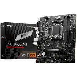 MSI PRO B650M-B Mainboard schwarz