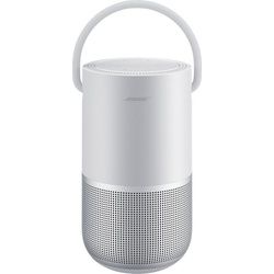 Bose Portable Home Speaker Bluetooth-Lautsprecher (Bluetooth, WLAN (WiFi), AirPlay 2, wasserabweisend, kraftvoller 360°-Klang, Multiroom) silberfarben