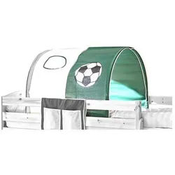 Mid.you Tunnelset , Weiß, Dunkelgrün , Metall, Textil , Fußball , 100x73x87 cm , Baby & Kindermöbel, Kinder- & Jugendzimmer, Kinderbettzubehör