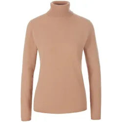 Le pull col roulé include marron
