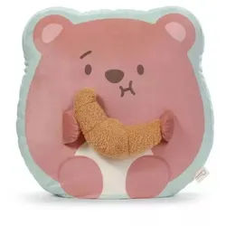Nici MyMochi: Nomo Kuschelbär mit Croissant - 35 x 33 cm