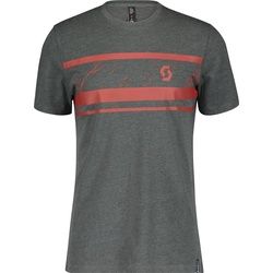 Scott Tee M's Stripes SS dark grey melange (5052) M