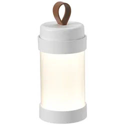 LED-Tischleuchte Alva sompex weiß, Designer Lexis Kraft, 14.8 cm; inkl. Schlaufe 18.3 cm