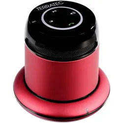 Terratec Multifunktionaler Bluetooth-Lautsprecher 130655 Bluetooth-Lautsprecher rot