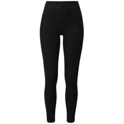 Vila High-waist-Jeans Ana (1-tlg) Plain/ohne Details, Weiteres Detail schwarz XL