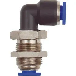 Riegler L-Schott-Steckverbindung »Blaue Serie« mini, M10x1,0, Schl.- Ø4
