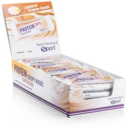 Sanct Bernhard Sport Protein-Crispy-Riegel 32 % Cappuccino 20er-Box - 700 g