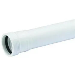 Wafix pp pipe with sleeve 50 x 1000 mm white