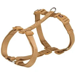 TRIXIE Hunde-Geschirr Premium H-Geschirr karamell Größe: XXS-XS Maße: 20-32 cm / 10 mm