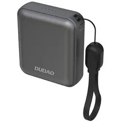 K22+ Ultra-Compact Power Bank 10000mAh 22.5W USB-C with Pendant/Cable - Grey Powerbank (Akku) - Grau - 10000 mAh