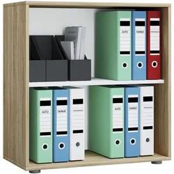 VCM Aktenregal »Lona« 2 OH braun, 70x74x40 cm