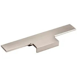 SO-TECH® Möbelgriff SMAL Edelstahloptik Griffleiste mit Harpunensteg-Montage (1-St), ZUM EINFRÄSEN UND EINLEIMEN Länge 146 mm silberfarben 3.8 cm x 14.6 cm x 1.1 cm