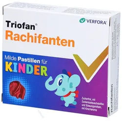 Triofan Rachifanten – Hals-Gummipastillen für Kinder, Zuckerfrei