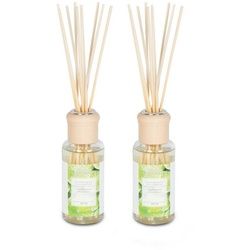 Levandeo® Luftbefeuchter, 2er Set Raumduft 100ml Lemongras Lufterfrischer Stäbchen