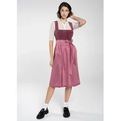 Spieth & Wensky Dirndl Dirndl "Dasing" (1-tlg) aus feinem Cord rosa 36