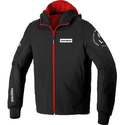 Spidi Armor Evo, Kapuzenjacke - Schwarz/Rot - S