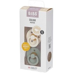 Bibs Anatomischer Beruhigungssauger Ivory/Weise 0-6 Monate