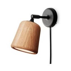 New Works Material Originals Wandlampe Eiche natur