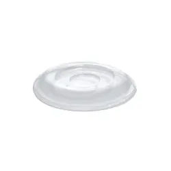 Papstar PET Dom-Deckel, rund, Deckelverschluss ideal geeignet für runde Schalen, 1 Packung = 50 Stück
