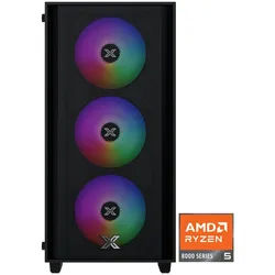 CAPTIVA Highend Gaming R99-648 Gaming-PC (AMD Ryzen 5 8400F, RadeonTM RX 9070 XT, 16 GB RAM, 500 GB SSD, Luftkühlung) schwarz