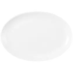 Seltmann Weiden Servierplatte , Weiß , Keramik , 24x35 cm , Geschirr, Tischkultur & Serviergeschirr, Servierplatten