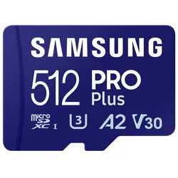 SAMSUNG MicroSDXC-Speicherkarte PRO Plus (2023) 512GB inkl. Adapter