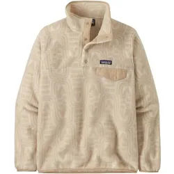 Patagonia W's LW Synch Snap-t P/o Damen Fleecepullover flow: dyno white M