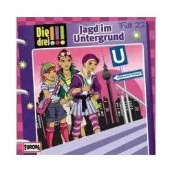 Hörspiel-CD Die drei !!! - Jagd im Untergrund, Audio-CD