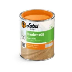 LOBA HartwaxOil, Oxim- und kobaltfrei, gebrauchsfertig, Samtige und natürliche Pflege für Schmutzunempfindliche Oberflächen , 2,5 Liter - Eimer, matt