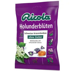 Ricola® Schweizer Kräuterbonbons Holunderblüten ohne Zucker