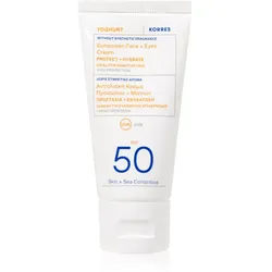 Korres Yoghurt Sunscreen Schutzcreme für Gesicht und Augenpartien SPF 50 50 ml