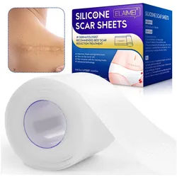 P-Beauty Cosmetic Accessories Wundpflaster Narbenpflaster Narben Reduktion Silicone Scar Sheets Transparent (1 St), Aknenarben, Dehnungsstreifen, Geschädigte Haut