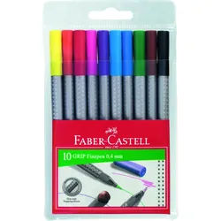 Faber-Castell, Schreibstifte, GRIP FINEPEN (Mehrfarbig, 10 x)