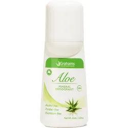 Grahams Natural Mineral Deodorant Aloe 65 ml Unisex